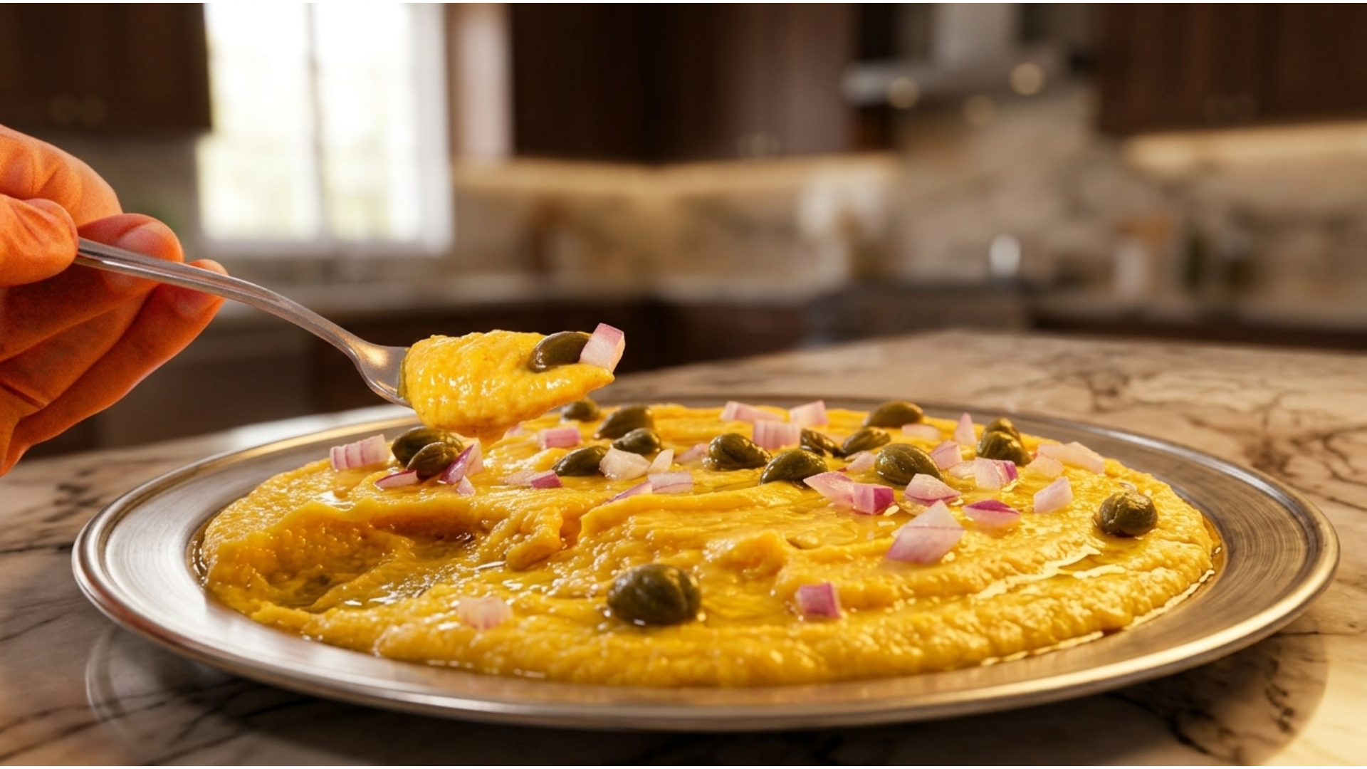Traditional Greek Fava Recipe (Yellow Split Pea Purée) Traditional Greek Fava Recipe (Yellow Split Pea Purée)